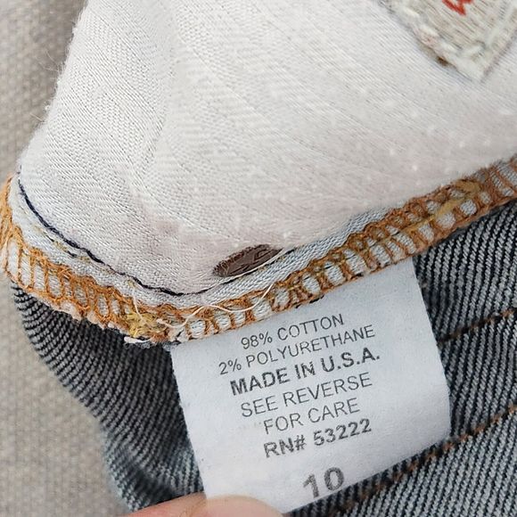 David Kahn Jeans Women 10 Blue Denim Stretch Bootcut Mid Rise 32x32 Made in USA - Picture 11 of 16